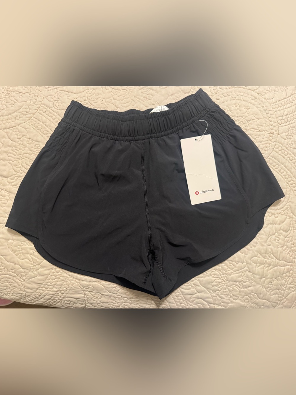 lululemon athletica Black Athletic Running Shorts